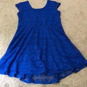 Xhilaration - Royal Blue Lace Dress